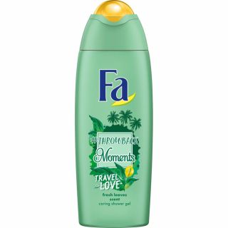 Fa throw back moments fresh leaves scent caring shower cream 250ml
