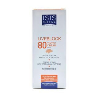 Isis Pharma Uveblock SPF 80 Tinted Cream - 40ml