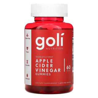 Goli Nutrition, علكات خل التفاح، 60 قطعة