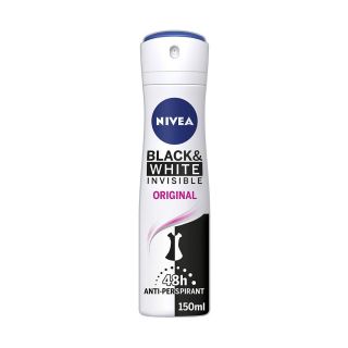 Nivea Black & White Original Anti-Perspirant Deodorant Spray - 150ml