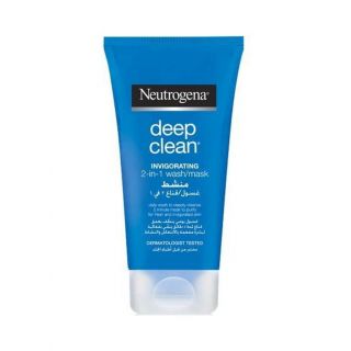 Neutrogena Deep Clean Invigorating 2in1 Face Wash Mask - 150ml