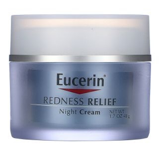 Eucerin, Redness Relief, Dermatologist Skin Care, Night Cream, 1.7 oz (48 g)
