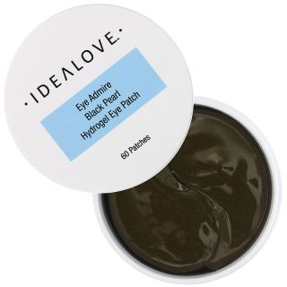 Idealove, Brilliant Black Pearl Water Gel Eye Patches, 60 Patches
