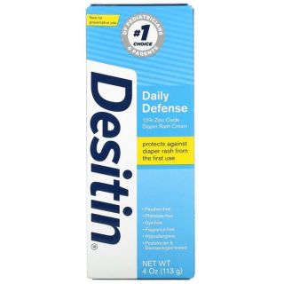 DESITIN Daily Defense Diaper Rash Cream with Zinc Oxide, 113g