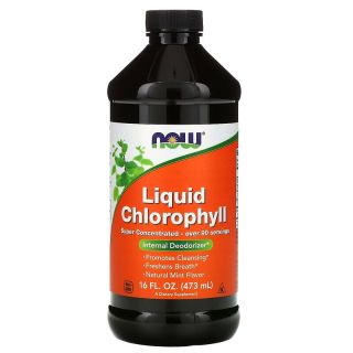 Now Foods, Liquid Chlorophyll, Peppermint Flavor, 16 fl oz (473 ml)
