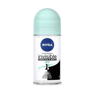 Nivea Invisible For Black & White Fresh Roll-On - 50ml