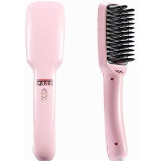2 in 1 Ionic Hair Straightener Brush
