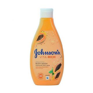 Johnsons Vita Rich Smoothing Body Wash With Papaya Extract  - 250ml