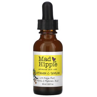 Mad Hippie Skin Care Products, Vitamin C Serum, 8 Active Ingredients, 1.02 fl oz (30 ml)
