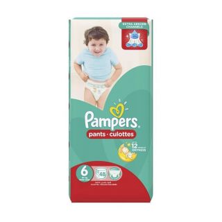 Pampers Pants Size (6) 16+kg Extra Large - 48 Count