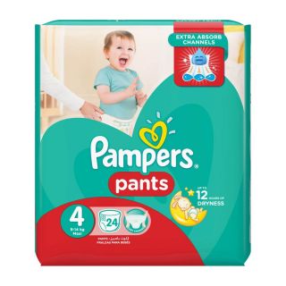 Pampers Pants Size (4) 9-14kg Maxi - 28 Count