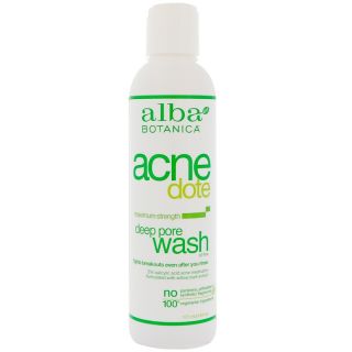 Alba Botanica, Acne Dot, Deep Pore Wash, Oil-Free, 6 oz (177 ml)
