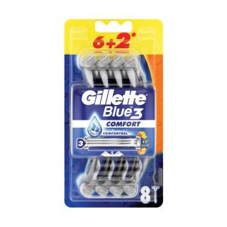 Gillette Blue3 Comfort Disposable Razors - 6+2 Razors