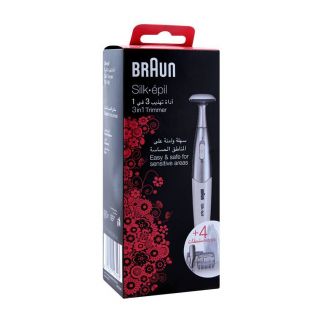 Braun Silk-Apil 3in1 Trimmer With 4 Extras FG 1100