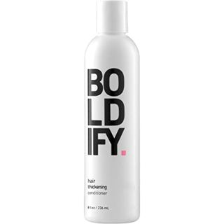 BOLDIFY Hair Thickening Conditioner - Natural Volumizing for Fine Hair, No Sulfates, Biotin Conditioner For Strand Retention, Anti-Hair Loss Conditioner Instantly Stimulates Thicker & Fuller Hair-8oz
