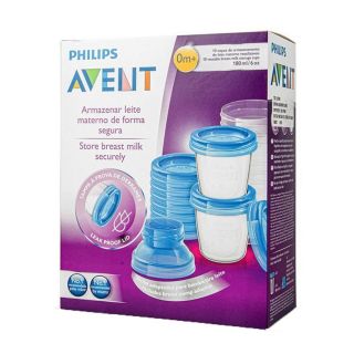 Avent Breast Milk Storage Cups 0m+ - 180ml