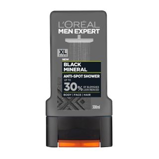 L'Oreal Men Expert Black Mineral Anti-Spot Shower Gel - 300ml