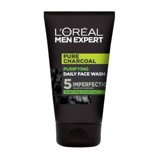 L'Oreal Men Expert Pure Charcoal Purifying Daily Face Wash - 100ml
