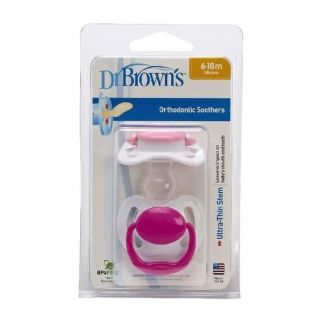 Dr. Brown's Orthodontic Soothers Pacifier 6-18m 2psc