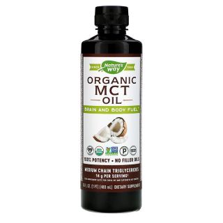 Nature's Way, Organic Medium Chain Triglyceride Oil, 16 fl oz (480 ml)
