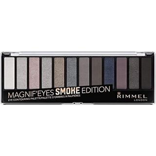Rimmel London, 12 Pan Eyeshadow Palette, Smokey Edition, 14g