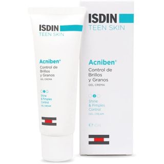 Isdin Acniben Teen Shine And Pimples Control Gel 40ml