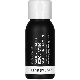 The INKEY List 2% Salicylic Acid Exfoliating Scalp Treatment to Reduce Flakes Itchiness and Control Oiliness 50ml
