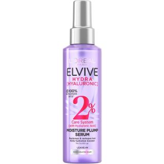 L’Oreal Hair Serum, by Elvive Hydra Hyaluronic Acid Spray, Anti Frizz for Dry Hair, 150ml
