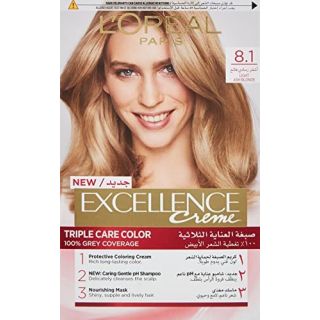 L'Oréal Excellence Crème 8.1 Light Ash Blonde 