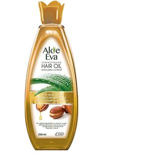 Aloe Eva Strengthening Hair Oil with Aloe Vera and Moroccan Argan Oil - 200 ml
