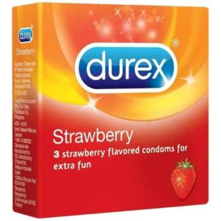 Durex Strawberry - 3 condoms
