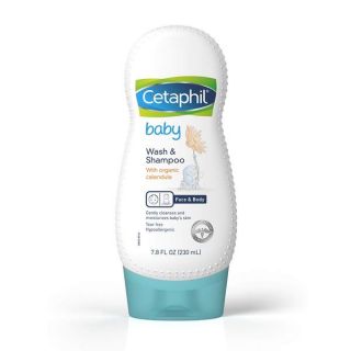 CETAPHIL Baby Wash & Shampoo with Organic Calendula, 230ml
