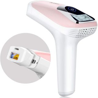 Laser Hair Removal for Women Veme 500,000 Pulsed Light Home Use IPL Hair Remover for Face, Armpit, Arm, Bikini Line and Leg (with British Plug Adapter)