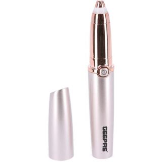 Geepas Eyebrow Trimmer - Eyebrow Trimmer for Women, USB Charging Cable, ON/OFF Switch, Eyebrow Epilator for Women, Led Indicator, Eyebrow Remover, Lipstick Design, Sharpness/Safety/Painless