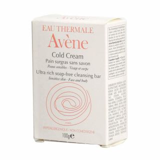 Avene Cold Cream Ultra Rich Cleansing Bar - 100g