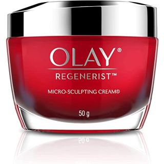 Olay Regenerist Microsculpting Cream With Hyaluronic Acid For Intensely Hydrated & Firmer Skin, 50G