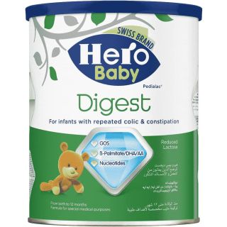 Hero Baby Digest Milk Formula - 0-12 Months, 13.5 Ounce