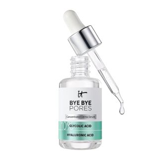  IT Cosmetics Bye Bye Pores 10% Glycolic Acid Serum - Visibly Minimizes Pores In 1 Week & Exfoliates to Help Refine Skin’s Texture - With Hyaluronic Acid - Vegan Formula - 1 fl oz