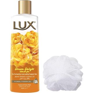 LUX Fragranced Body Wash with Bath Sponge - 250 ml
