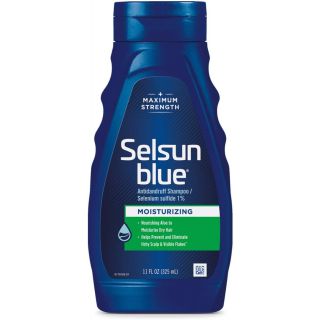 Selsun Blue Moisturizing with Aloe Dandruff Shampoo, 11 Fl Oz, Pack of 1