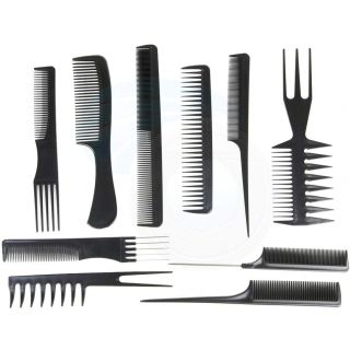 Professional Salon Hair Comb Set(10pcs=1set),1 set