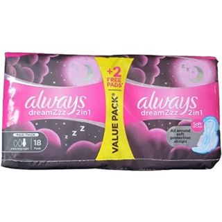 Always Dreamzzz 2 in 1 - Maxi Thick - Extra Long Night - 18 Pads