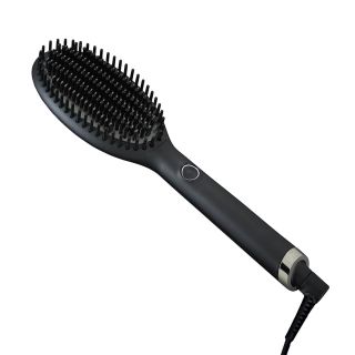 ghd Glide Hot Air Hair Brush ― Professional Smoothing Blow Dryer, Ceramic Hair Straightener, Styler, and Blow Dry Brush 220 v ― Black