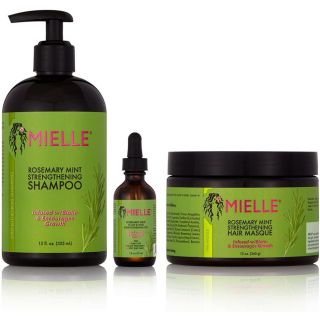 Mielle/Rosemary Mint Strengthening/Shampoo/Hair Masque/Scalp & Hair Strengthening Oil (Serum)