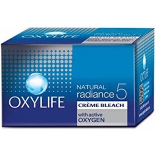 Oxy Life Natural Radiance5 Creme Bleach Oxygen Power with Skin Radiance Serum 27g