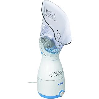 Vicks Personal Sinus Steam Inhaler with Soft Face Mask – Face Humidifier with Targeted Steam Relief Aids with Sinus Problems, Congestion and Cough
