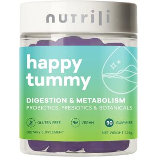 Nutrili Happy Tummy Probiotics Gummies (1.5 months) | Digestion & Metabolism | Probiotics, Prebiotics, Botanicals & Vitamins