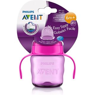 Philips Avent Spout Cup, 200 Ml, Pink/Purple, Scf551/03
