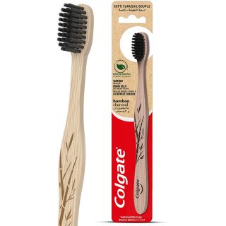 Colgate Bamboo Charcoal Black Soft Toothbrush (Pack of 1)