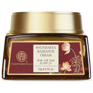 Forest Essentials Soundarya Radiance Cream With 24K Gold SPF25 15g